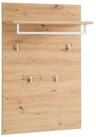 Innostyle Garderobenpaneel BARI, Artisan Eiche Dekor, mit Hutablage, 5 Haken,