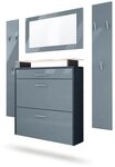 Vladon Garderoben-Set Malea, (Garderobenset bestehend aus 1 H&auml;ngeschuhschrank,...