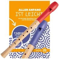 Classic Cantabile Blockfl&ouml;te Pivella C-Sopran Blockfl&ouml;te - Aus Ahornholz mit...