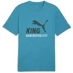 PUMA T-Shirt Manchester City KING Logo T-Shirt Herren blau S (44/46)