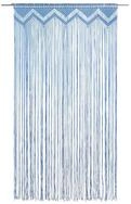 vidaXL Vorhang, Makramee Vorhang Blau 140x240 cm Baumwolle