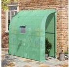 Outsunny Foliengew&auml;chshaus mit Mesh Fenster, mit aufrollbaren T&uuml;ren, BxTxH:...