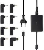 Nedis NBAU100110BK Universal-Ladeger&auml;t (1-tlg., USB-C PD, 5 Profile, 8