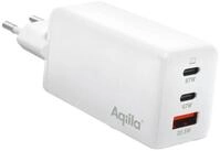 Aqiila AQIILA USB-Lader Chargebird W3, 65 W, 3-fach, 2x USB-C, 1x USB-A