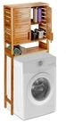 relaxdays Waschmaschinenumbauschrank Waschmaschinenschrank Bambus