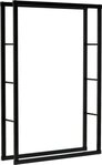 TRIZERATOP Kaminholzregal Kaminholzregal 100x25x150 cm, pulverbeschichteter...