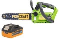 PRO CRAFT Akku-Kettens&auml;ge PKA42Libb 20 V 304 mm Brushless + 1x Akku 4,0 Ah - ohne