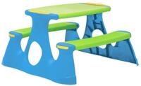 vidaXL Kindersitzgruppe, Picknickbank f&uuml;r Kinder 89,5x84,5x48 cm Polypropylen
