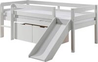 Vipack Spielbett Pino, Kiefer massiv, mit Rolllattenrost, 2 Rollboxen, Made in...