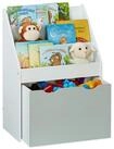 relaxdays Kinderregal mit Spielzeugkiste, 1-tlg.