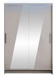 MIRJAN24 Kleiderschrank Miami VIII (mit Spiegel, Kleiderstange, Schiebet&uuml;ren,