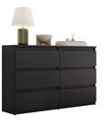 Lookway Kommode HANA M6&ndash; elegante Kommode mit ger&auml;umigen Schubladen, Breite:...