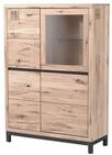 Massivmoebel24 Highboard VILLANDERS (Massivholz), Highboard Wildeiche 103x40x148