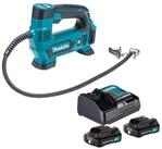 Makita Akku-Handkompressor MP 100 DSA Kompressor 12 V max. 8,3 bar + 2x Akku...
