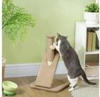 PawHut Kratzbaum 54cm Kratzs&auml;ule, Sisal-Katzenkratzbaum mit Spielball,...