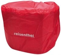 KlickFix Fahrradkorb KLICKfix Regenschutzh&uuml;lle in rot mit Reflektor f&uuml;r Reisenthel