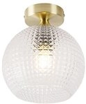 Qazqa Deckenleuchte Sphere, Dimmbar, LED wechselbar, Extra-Warmwei&szlig;, QAZQA