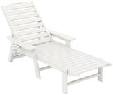 COSTWAY Gartenliege, Sonnenliege klappbar, Liegestuhl 4-fach verstellbarer