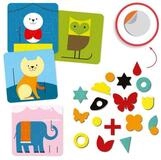 DJECO Kreativset Bastelpackung 3-6: Gentle Creatures Kollagen