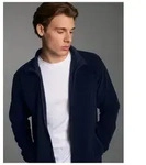 Trigema Fleecejacke TRIGEMA Fleecejacke (1-St) blau 4XL (66/68)