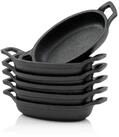 BBQ-Toro Servierpfanne Servierpf&auml;nnchen Set (6-er Pack), Gusseisen...