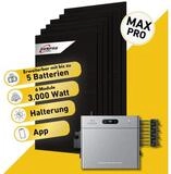 Balkonstrom Balkonkraftwerk 3000W Speicher Zendure SolarFlow 2400 Pro...