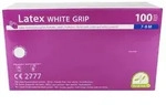 Medi-Inn Latexhandschuhe Latex White Grip Einmalhandschuhe wei&szlig; puderfrei AQL:...