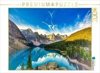 CALVENDO Puzzle CALVENDO Puzzle Der See liegt im Valley of the Ten Peaks, in...
