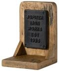 Massivmoebel24 Wandregal RAILWAY, Wandregal Mango 16x16x20 natur lackiert...