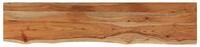 vidaXL Tischplatte Wandregal 90x20x3,8 cm Rechteckig Massivholz Baumkante (1 St)