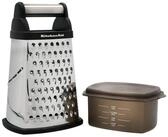 KitchenAid K&uuml;chenreibe KQG300OSOBE, Robuste Edelstahl-K&auml;sereibe,...