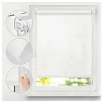 Seitenzugrollo Uni Klemmrollo Lichtschutz mit Bohren/ohne Bohren Klemmfix Rollo,