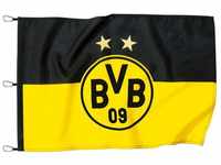 BVB Fahne BVB-Hissfahne (150 x 100 cm) (Packung, 1-St., Fahne) gelb|schwarz