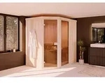 FinnTherm Sauna Innensauna Pearl, BxTxH: 194 x 175 x 199 cm, 72 mm, in...