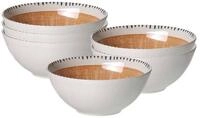 Ritzenhoff & Breker Schale Natura M&uuml;slischalen &oslash; 16,5 cm 6er Set, Steinzeug,...