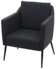 MCW Loungesessel MCW-H93a, Mit Fu&szlig;bodenschoner, Lounge-Stil, R&uuml;ckenkissen mit