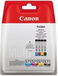 Canon Canon Original Patronen CLI-571 (0386C005) 4er Set Tintenpatrone