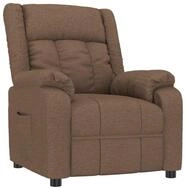 vidaXL Sessel Relaxsessel Braun Stoff (1-St)