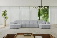 ALTDECOR Wohnlandschaft Livo-U2, Sofa Praktische Bequeme Funktionsecke Couch...