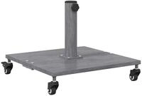 vidaXL Schirmhalter Sonnenschirmst&auml;nder Dunkelgraue Holzoptik 45 x 45 x 31,5...