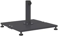vidaXL Schirmhalter Sonnenschirmst&auml;nder Dunkelgrau 45 x 45 x 31 cm, 1 tlg.