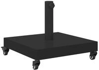 vidaXL Schirmhalter 45 x 45 x 31,5 cm Schirmst&auml;nder mit Rollen f&uuml;r drau&szlig;en...