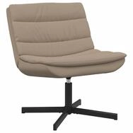 vidaXL Relaxsessel Drehstuhl Cappuccino 63 x 75 x 76 cm PU (1-St)