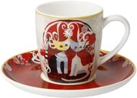Goebel Tasse Espressotasse R. Wachtmeister -Templi dell' amore, 1-tlg., Porzellan