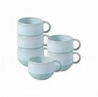 like. by Villeroy & Boch Espressotasse Perlemor Aqua Espressotassen 60 ml 6er...