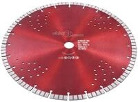 vidaXL Diamanttrennscheibe, Trennscheibe mit Turbo und L&ouml;chern Stahl 350 mm