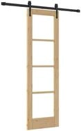 vidaXL Haust&uuml;r Schiebet&uuml;r ORKDAL Natur 61 x 198,5 cm (1-St)