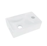Aloni Waschbecken 431-R (einzel, 1-St), Aloni Keramik Design Handwaschbecken...