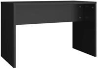 vidaXL Sitzhocker Schminkhocker Schwarz 70x35x45 cm Holzwerkstoff