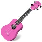 Classic Cantabile Ukulele Sopranukulele (Ukulele, Uke, 15 B&uuml;nde, leichtg&auml;ngige
